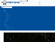 Tablet Screenshot of digitalsignageblog.com